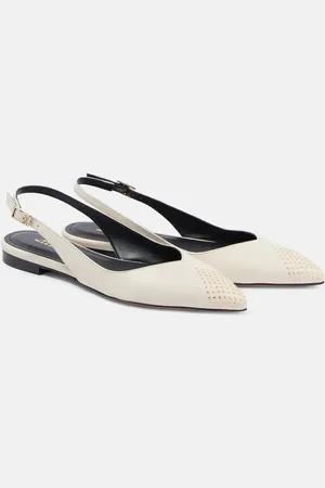 Isabel Marant Verzierte Slingback-Ballerinas Branee aus Leder