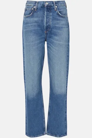 Citizens of Humanity High-Rise Straight Jeans Blaine