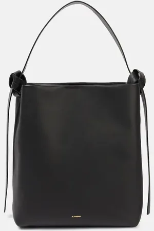 Jil Sander Tote Knot Medium aus Leder