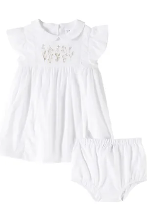 Tartine Et Chocolat Baby Set aus Kleid und Höschen aus Baumwolle