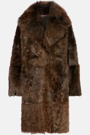 Nour Hammour Mantel Evita aus Shearling