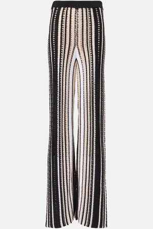 Missoni Gerade Hose aus Häkelstrick