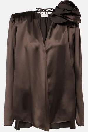 MAGDA BUTRYM Top aus Satin