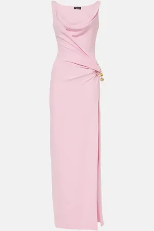 VERSACE Robe Safety Pin aus Seiden-Cady
