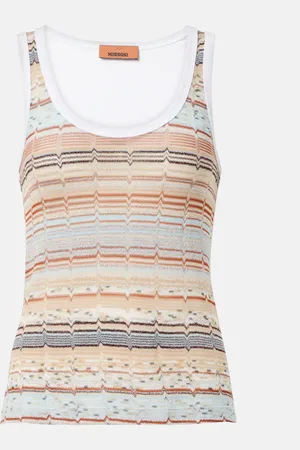 Missoni Top aus Strick und Jersey