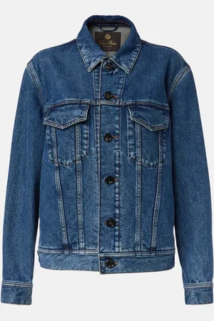 Loro Piana Jeansjacke Tulus aus Baumwolle und Seide