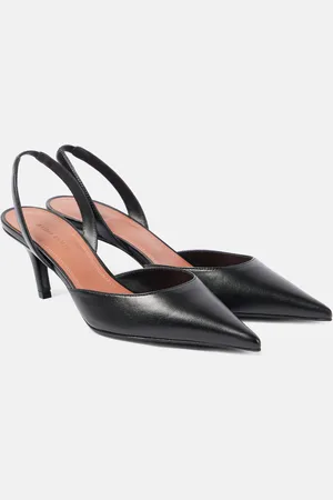 Amina Muaddi Slingback-Pumps Sofia aus Leder