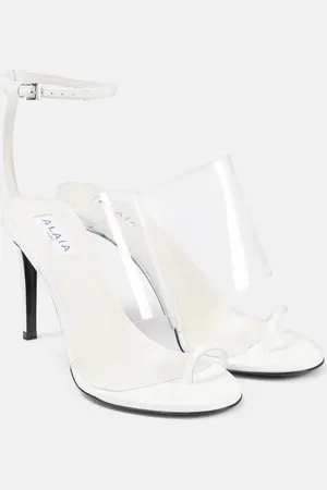 Alaïa Alaïa Sandalen Plexi 90 mit Leder