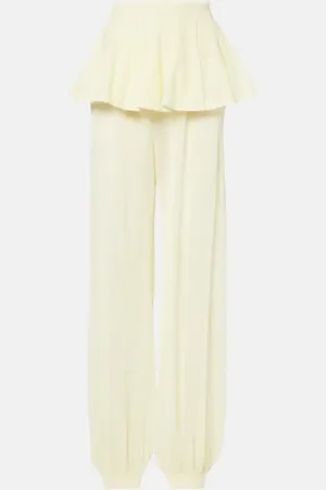 Alaïa Alaïa Weite Mid-Rise-Hose