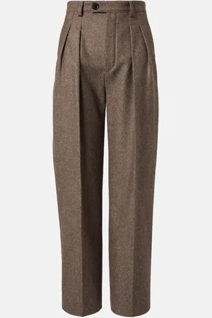Loro Piana Weite Hose Yurik aus Wolle und Kaschmir