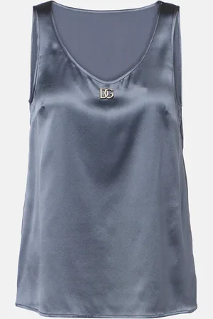 Dolce & Gabbana Top aus einem Seidengemisch