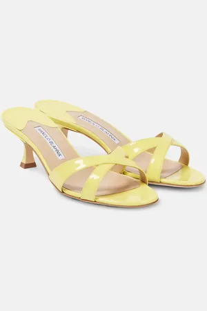 Manolo Blahnik Sandalen Callamu 50 aus Lackleder