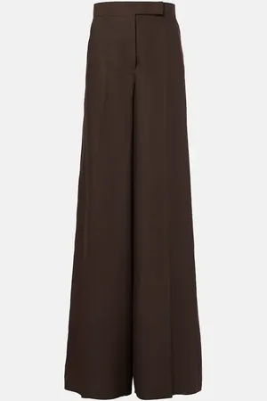 Max Mara Weite Hose Sequoia aus Leinen