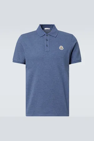 Moncler Polohemd aus Baumwoll-Piqué