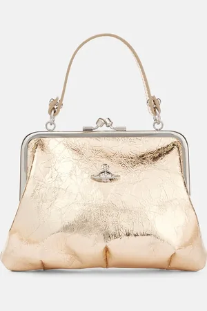 Vivienne Westwood Tote Granny Small aus Metallic-Leder