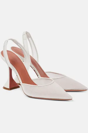 Amina Muaddi Slingback-Pumps Holli 95 aus Mesh