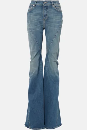 Rick Owens High-Rise Flared Jeans