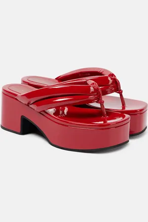 DRIES VAN NOTEN Sandalen 60 aus Lackleder
