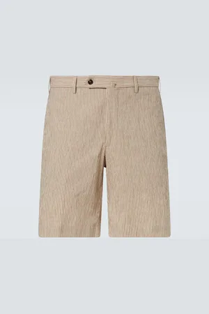 Incotex Shorts aus Baumwolle und Leinen