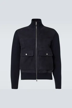 Moncler Jacke mit Veloursleder