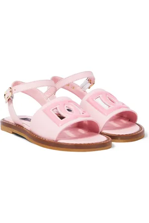 Dolce & Gabbana Slingback-Sandalen DG aus Leder