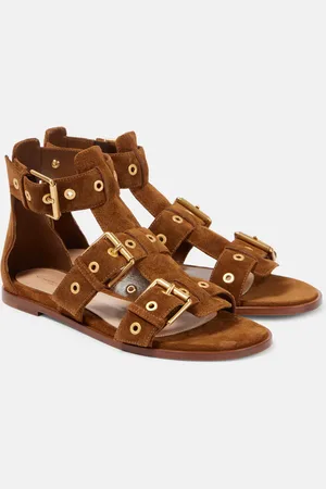 Gianvito Rossi Sandalen aus Veloursleder