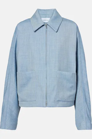 Salvatore Ferragamo Blouson aus einem Wollgemisch