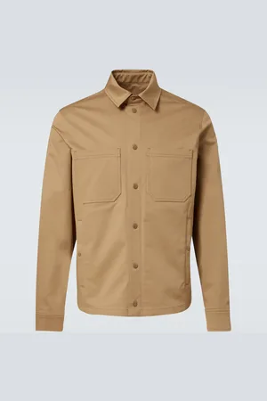 Moncler Hemdjacke aus Baumwoll-Gabardine