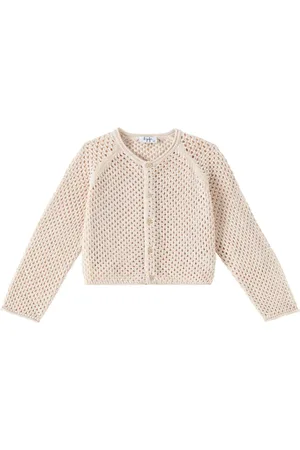 Il gufo Cardigan aus Baumwolle