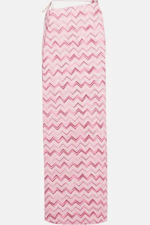 Missoni Maxirock aus Häkelstrick