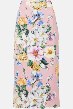 Dolce & Gabbana Bleistiftrock aus einem Seidengemisch