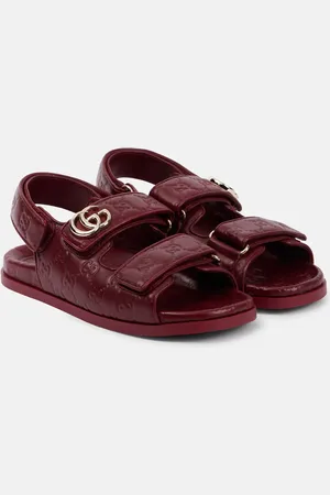 Gucci Sandalen New Marmont GG aus Leder