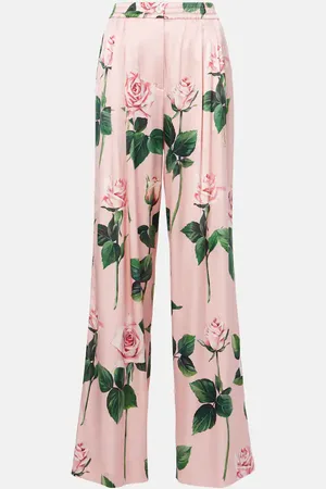 Dolce & Gabbana Palazzo-Hose aus Satin