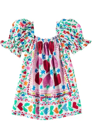 FÁBULA Fábula Bedrucktes Kleid aus Baumwolle