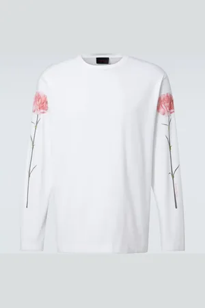Simone Rocha Bedrucktes Longsleeve aus Baumwoll-Jersey