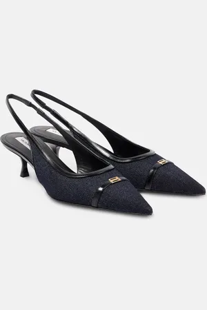 Victoria Beckham Slingback-Pumps aus Denim