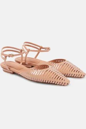 ULLA JOHNSON Ballerinas Violette aus Leder