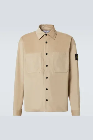 Stone Island Hemd Compass aus Baumwoll-Cord