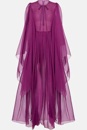 Dolce & Gabbana Robe aus Seidenchiffon