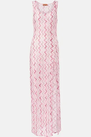 Missoni Maxikleid aus Häkelstrick
