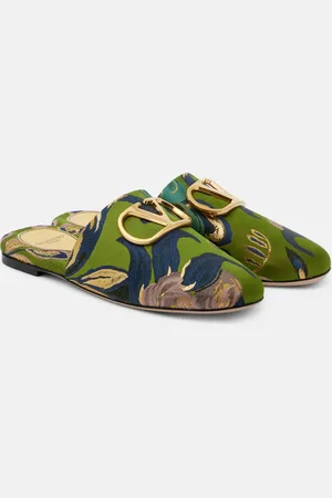 VALENTINO GARAVANI Slippers VLogo aus Jacquard