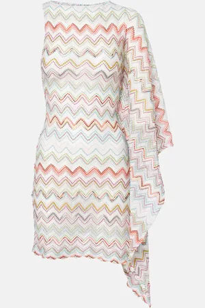 Missoni Minikleid aus Häkelstrick