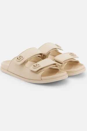 Gucci Sandalen New Marmont GG aus Leder
