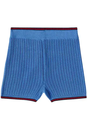 Gucci Shorts Web Stripe aus Strick