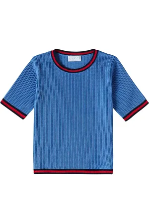 Gucci Top Web Stripe aus Strick