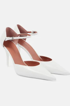 Amina Muaddi Pumps Barbara aus Leder