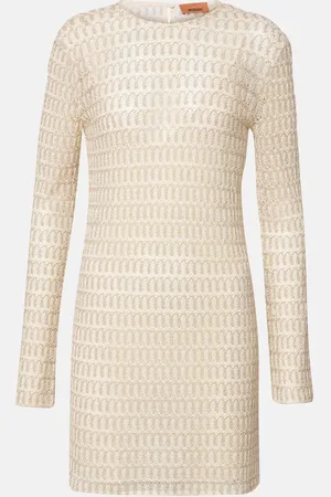 Missoni Minikleid aus Häkelstrick