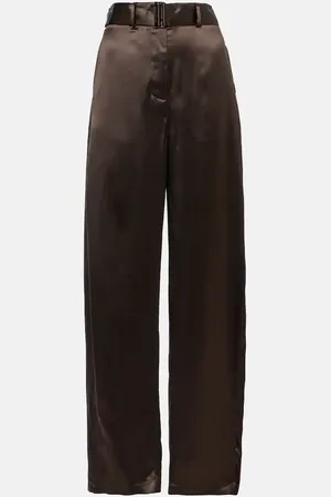 MAGDA BUTRYM Gerade Hose aus Satin