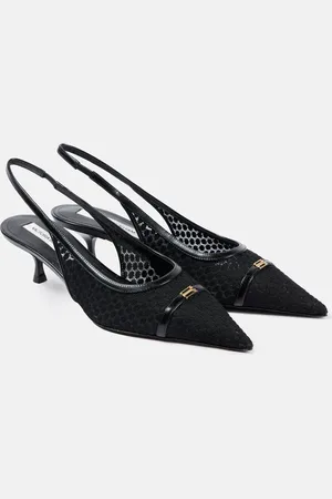 Victoria Beckham Slingback-Pumps aus Mesh mit Leder