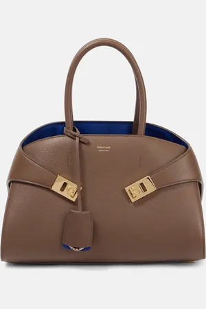 Salvatore Ferragamo Tote Hug Medium aus Leder
